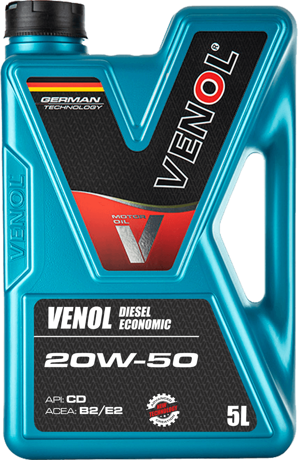 OLEJ SILNIKOWY VENOL DIESEL ECONOMIC CD 20W50_5L